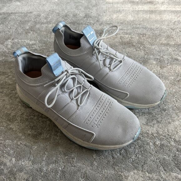 Fitflop Vitamin Shoes Womens 11 Gray Knit Sport Sneakers Mesh EU 43 Lace Up - Picture 1 of 11